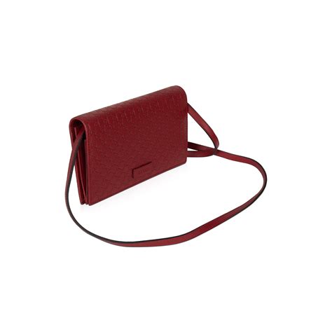 gucci microguccissima wallet red|Gucci microguccissima wallet with strap.